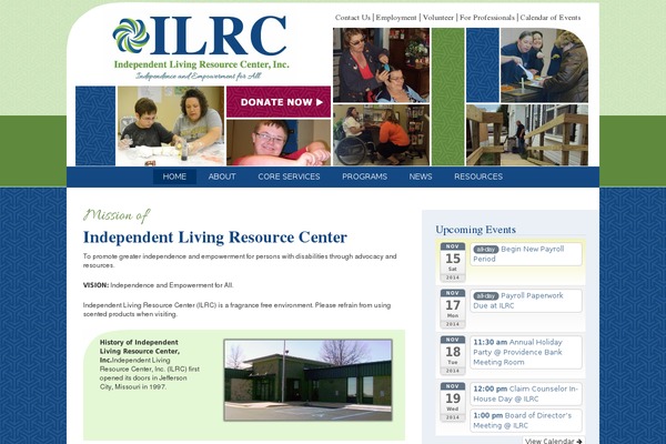 Ultimatum theme site design template sample