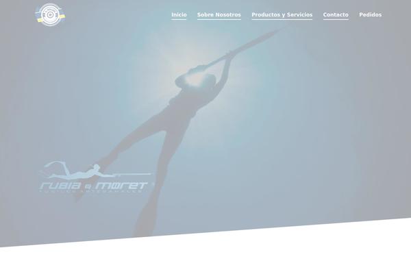 The7 Child theme site design template sample