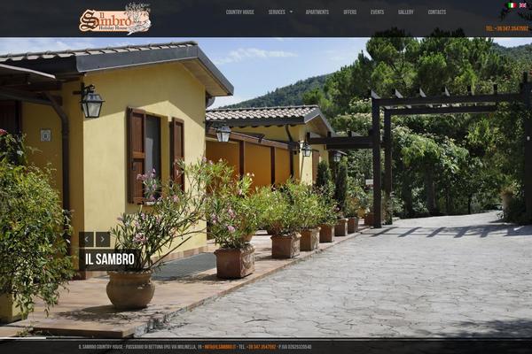 Lensa theme site design template sample
