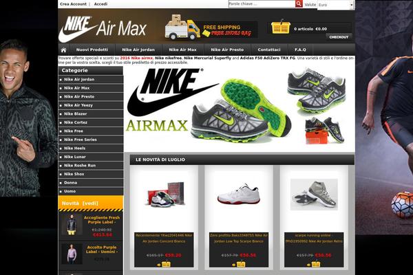NUVO theme site design template sample