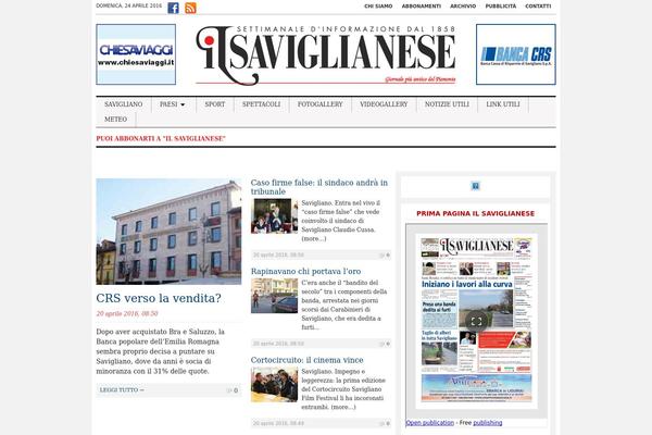 Tribune theme site design template sample