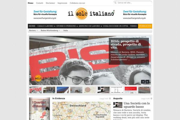 City Desk theme site design template sample