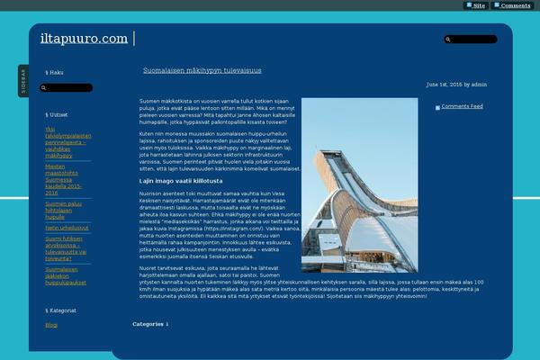 Ahimsa theme site design template sample