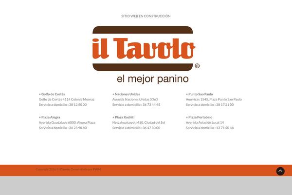 Feast theme site design template sample