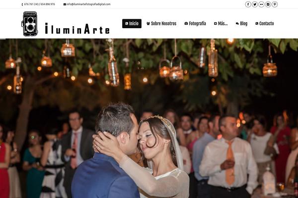Site using Parallax Scroll plugin