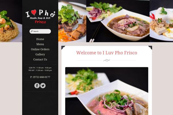 Eatery theme site design template sample