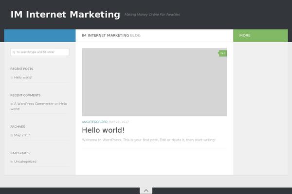 Focusblog theme site design template sample