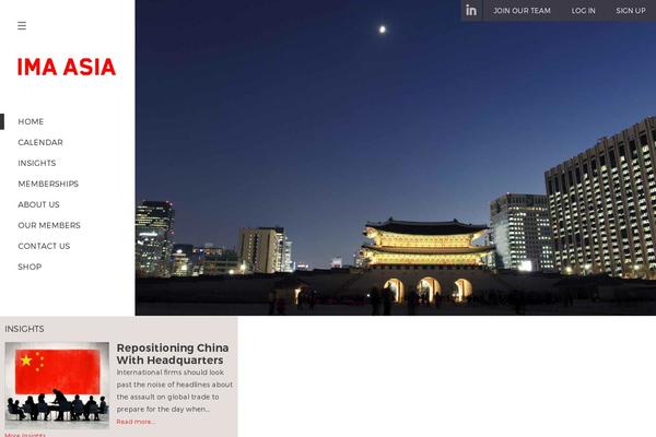 Ima theme site design template sample