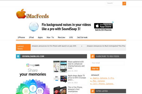 Spirit theme site design template sample