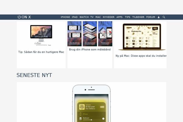 imacguide.dk site used Onx