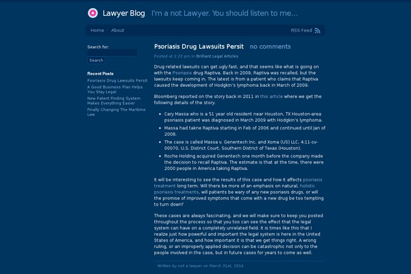Andrea theme site design template sample