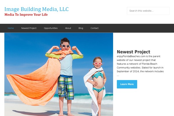 Enterprise Pro theme site design template sample