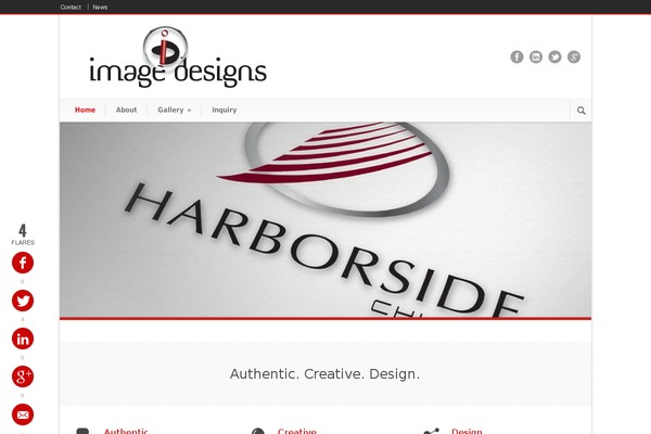 Modernize theme site design template sample