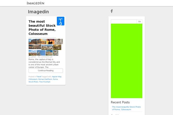 Social Magazine theme site design template sample