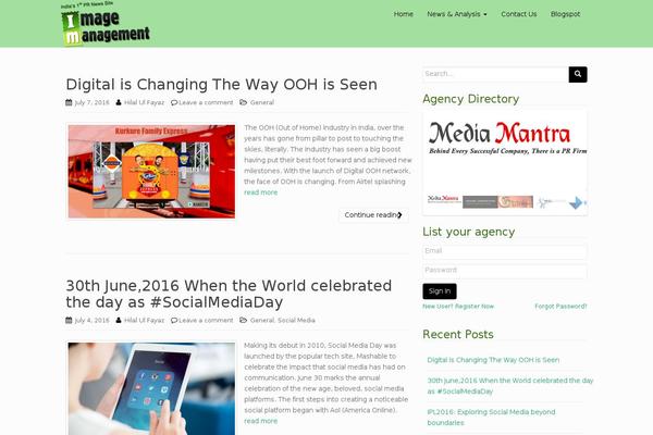 Site using Easy Twitter Feed Widget Plugin plugin
