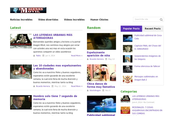 Frontpage theme site design template sample