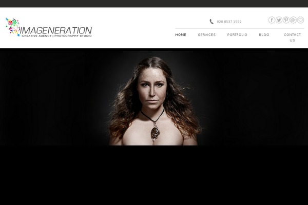 Oshine theme site design template sample