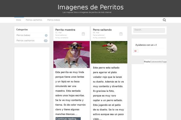 Bliss theme site design template sample