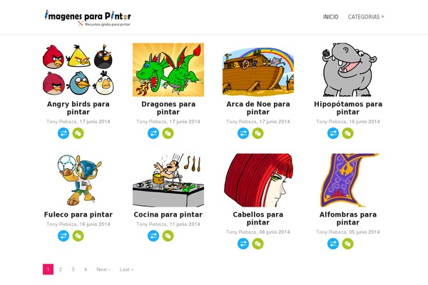 imagenesparapintar.net site used Astra