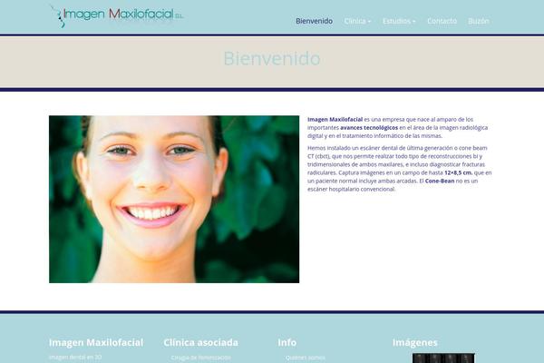 imagenmaxilofacial.com site used WP Doppio