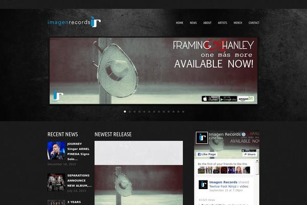 Musicpro theme site design template sample