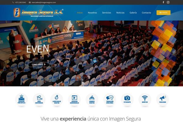 Impreza theme site design template sample