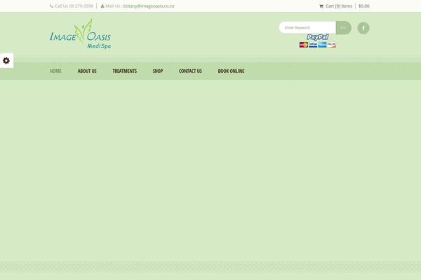 Dream Spa theme site design template sample