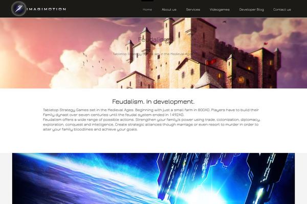 Stardust theme site design template sample