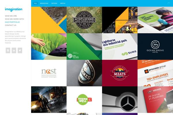 Ink theme site design template sample