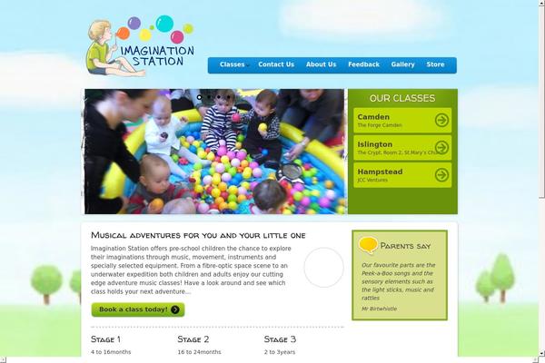Pekaboo theme site design template sample
