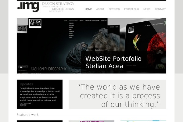 The Agency theme site design template sample