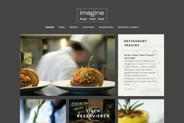 Steakhouse theme site design template sample