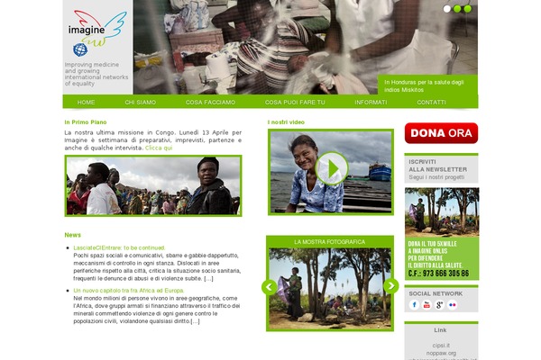 Imagine theme site design template sample