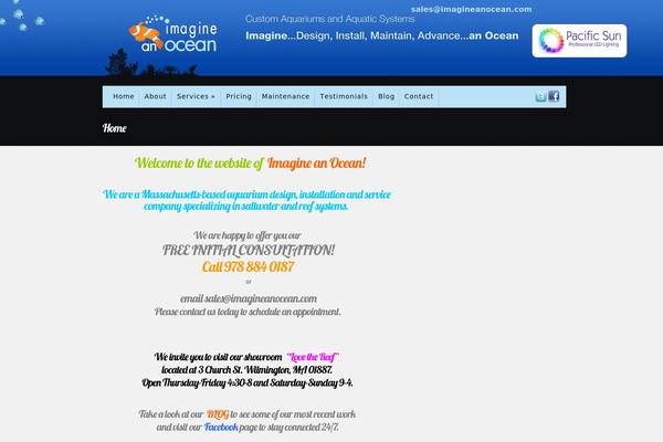Feather theme site design template sample