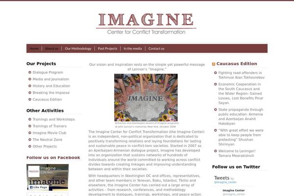 imaginedialogue.com site used WP Macchiato