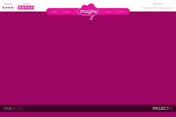 Imagine theme site design template sample