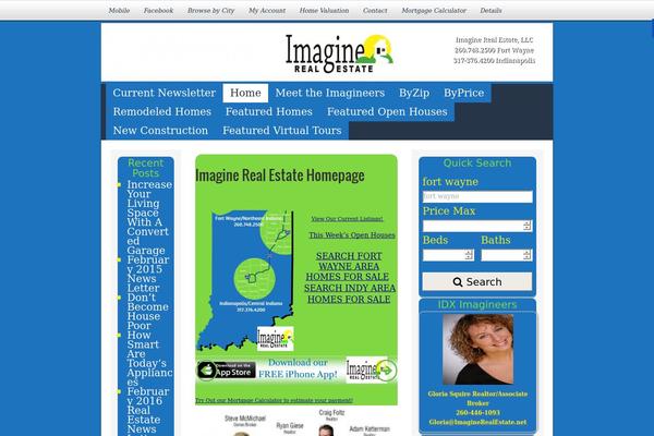 AgentPress theme site design template sample