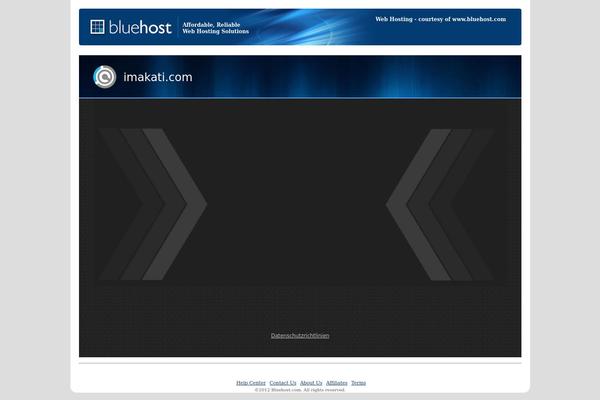 Vantage theme site design template sample