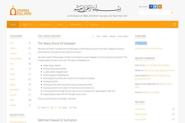 Univermag theme site design template sample