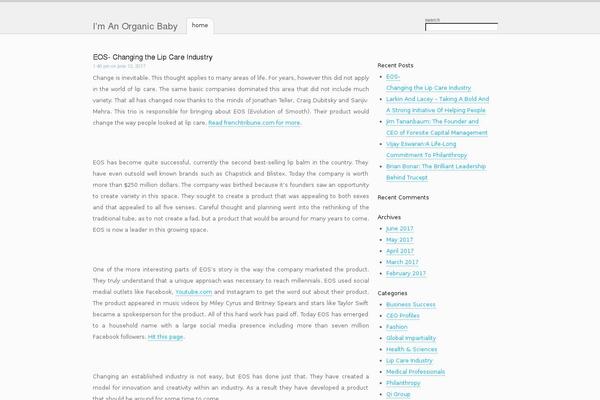 imanorganicbaby.com site used Pangea