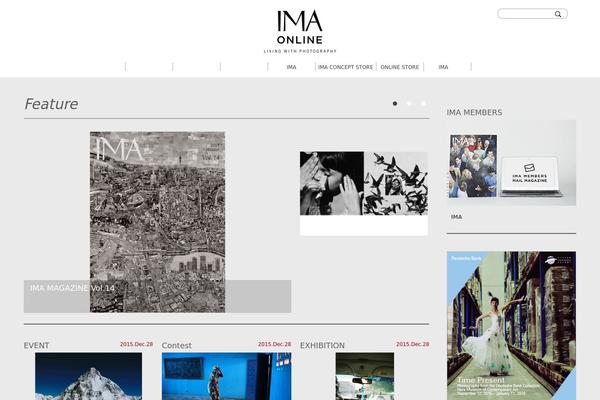 Ima theme site design template sample