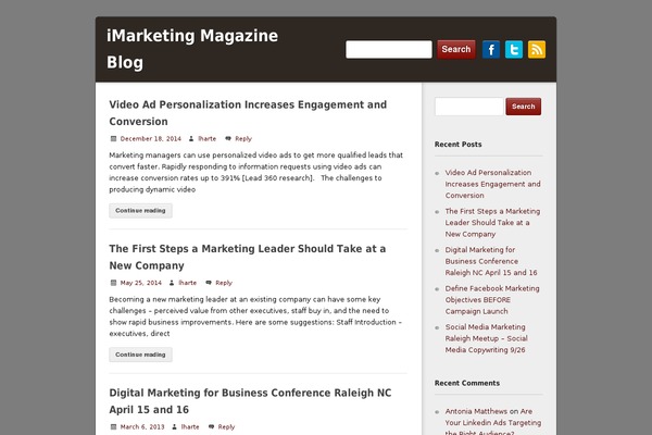 Priimo theme site design template sample