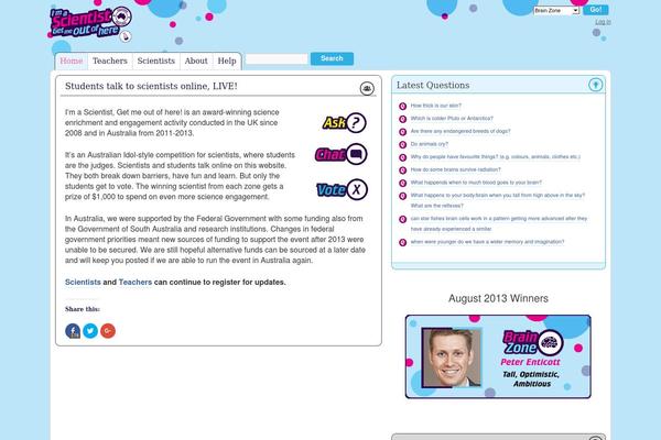 Ias2 theme site design template sample