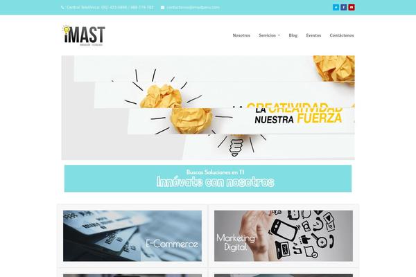 Aqua theme site design template sample