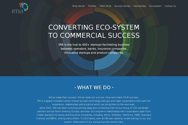 Ima theme site design template sample