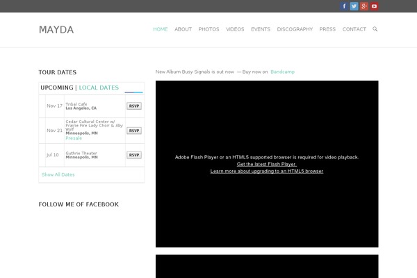 Interface theme site design template sample