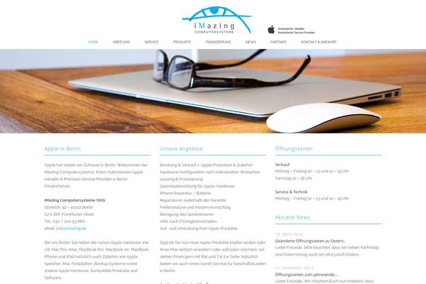 Stockholm Child theme site design template sample