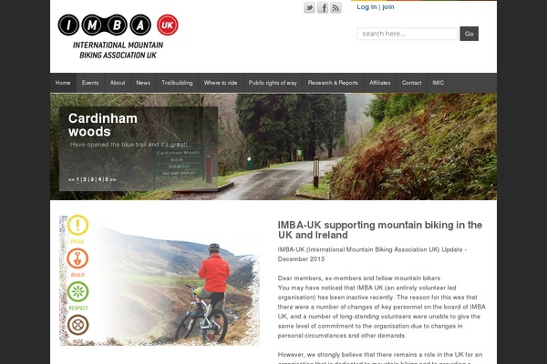 imba.org.uk site used Imba