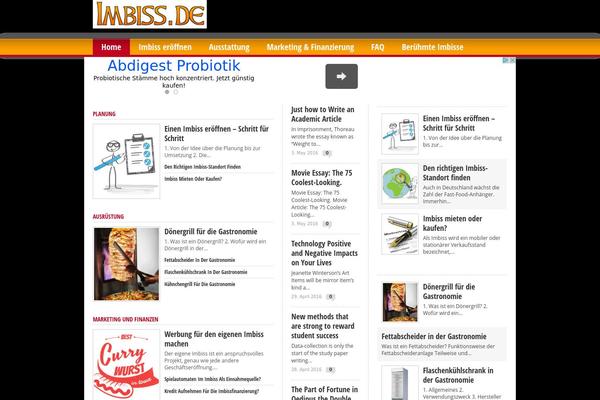 Max Mag theme site design template sample