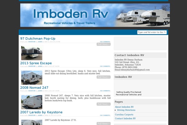 Site using Announcement-and-vertical-scroll-news plugin